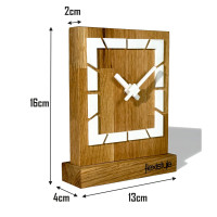 Dubové stojace hodiny Flexistyle zs7-2d-2-x, 16cm